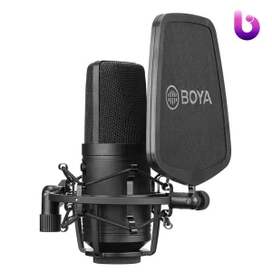 میکروفون کندانسور Boya BY-M800 + پاپ فیلتر