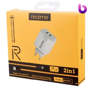 شارژر دیواری فست شارژ Realme R306HY-23 3.1A 15.5W + کابل تایپ سی