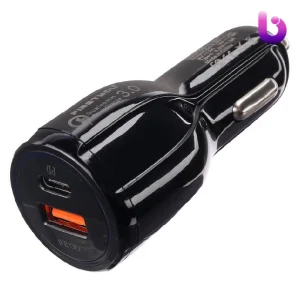 شارژر فندکی فست شارژ Firstyou F023 QC3.0 PD 3A 22W