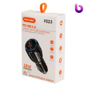 شارژر فندکی فست شارژ Firstyou F023 QC3.0 PD 3A 22W