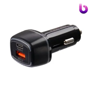 شارژر فندکی فست شارژ Firstyou F022 QC3.0 PD 3A 20W