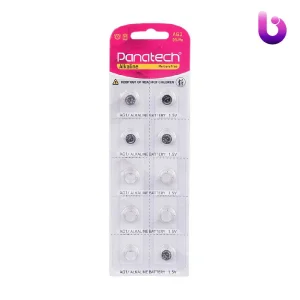 باتری سکه ای Panatech Alkaline AG1 بسته 10 عددی