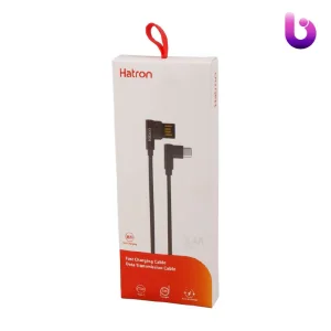 کابل تایپ سی فست شارژ Hatron HC180UC 2.4A 1m دو سر L