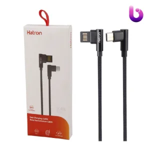 کابل تایپ سی فست شارژ Hatron HC180UC 2.4A 1m دو سر L