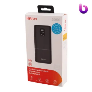 پاور بانک فست شارژ 20000 هترون Hatron HPB2060PQ QC3.0 PD 22.5W