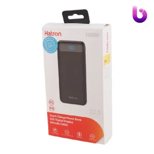 پاور بانک فست شارژ 10000 هترون Hatron HPB1070PQ QC3.0 PD 22.5W