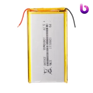 باتری لیتیوم 10000mAh 12*59*110mm 1260110