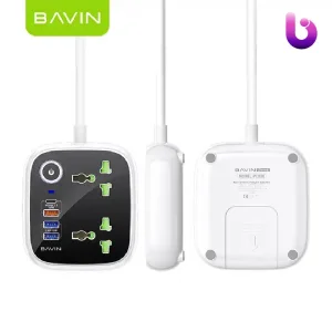 چند راهی برق و شارژر باوین Bavin PC830 دارای 4 پورت