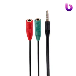 کابل ۱ به ۲ هدفون Venous PV-K996 20cm