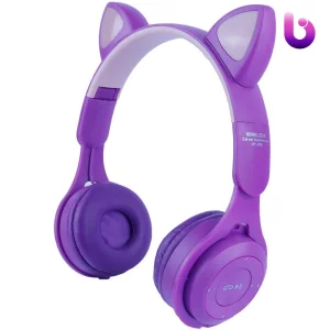 هدفون بلوتوثی رم خور Cat Ear XY-206