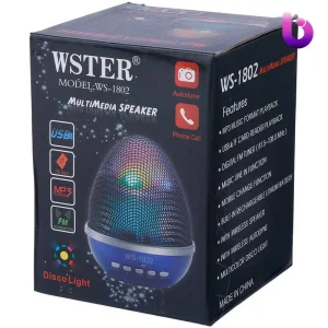 اسپیکر بلوتوثی رم و فلش خور Wster WS-1802