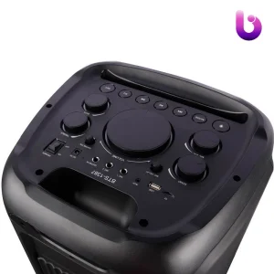 اسپیکر چمدانی بلوتوثی رم و فلش خور Brodu BTS-1387 + میکروفون و ریموت کنترل