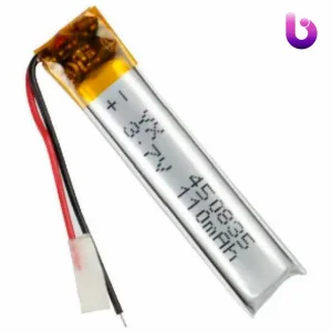 باتری لیتیوم 110mAh 4.5*8*35mm 450835