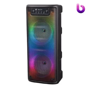 اسپیکر چمدانی بلوتوثی رم و فلش خور KTS-1713 + میکروفون