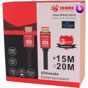 کابل Shark HDMI v2.0 4K 15m