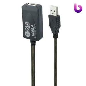 کابل افزایش طول Gold Oscar USB 10m پک دار