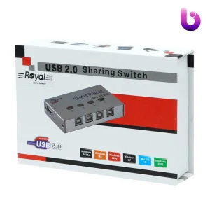 سوییچ پرینتر Royal 2UA USB Auto Sharing 2Port