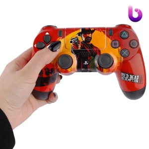 دسته بی سیم SONY PlayStation 4 DualShock 4 High Copy طرح Red Dead 2 کد 1