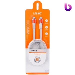 کابل تبدیل فست شارژ Ldnio LC601i Type-C To Lightning PD 30W 1m