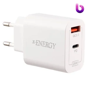 کلگی فست شارژ X-Energy X-525 2Port QC3.0 PD 3A 25W