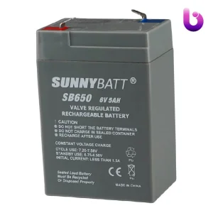 باتری 6 ولت SunnyBatt SB650 5000mAh
