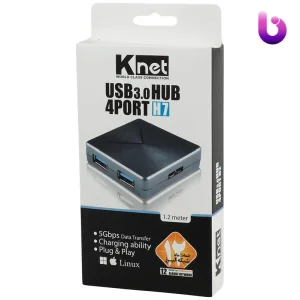 هاب K-net H7 K-HUAMH704 USB3.0 4Port