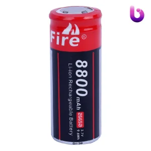 باتری لیتیوم استوانه ای Qulit fire 26650 8800mAh