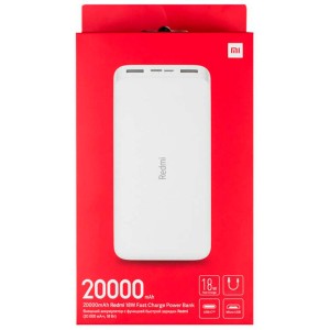 پاور بانک فست شارژ ۲۰۰۰۰ شیائومی Xiaomi Redmi PB200LZM 18W High Copy گلوبال