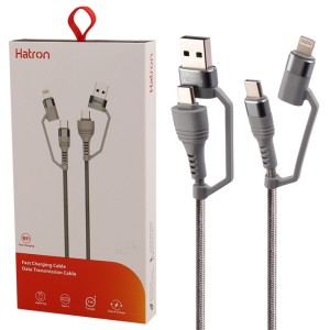 کابل تبدیل فست شارژ Hatron HC450P 5A 1m
