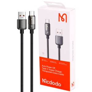 کابل تایپ سی فست شارژ Mcdodo CA-3151 6A QC4.0 100W 1.8m