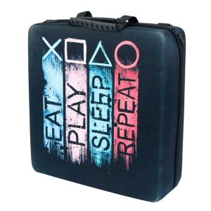کیف کنسول بازی PS4 طرح Eat Play Sleep Repeat کد ۲