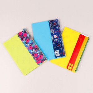 دفتر سیمی ۵۰ برگ طرح دار نیلای