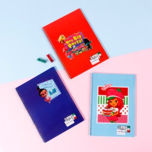 دفتر سیمی ۵۰ برگ طرح فانتزی آذین مهر کد ۵۵