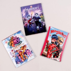 دفتر سیمی ۴۰ برگ طرح کارتونی نهال آلما کد ۷۴۸۹