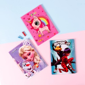 دفتر نقاشی سیمی ۵۰ برگ طرح فانتزی آذین مهر کد ۵۵