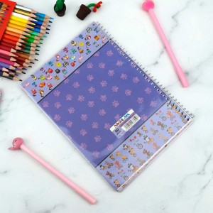 دفتر سیمی ۶۰ برگ ۲ خط Nahal Alma کد ۷۶۲۵