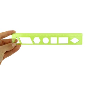 خط کش شابلون دار ژله ای Tahriran 20cm