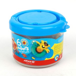 خمیر بازی ۶ رنگ آریا Arya 1001