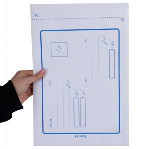 پاکت پست محرمانه متالایز A4 سفید بسته 200 عددی
