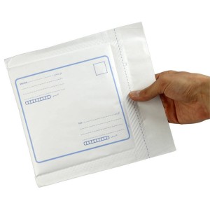 پاکت پست CD حباب دار سفید بسته ۵۰ عددی