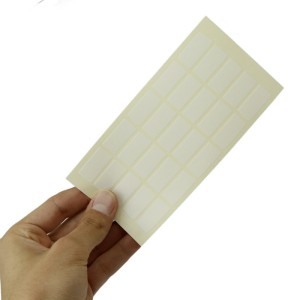 برچسب دور سفید ۱۲*۲۵ میلی متر بسته ۲۵۰۰ عددی