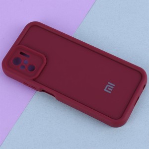 قاب سولید ساده رنگی محافظ لنزدار Xiaomi Redmi Note 10 4G / 10s