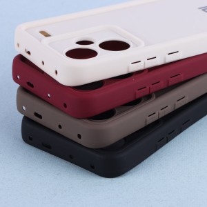 قاب سولید ساده رنگی محافظ لنزدار Xiaomi Redmi Note 13 Pro Plus