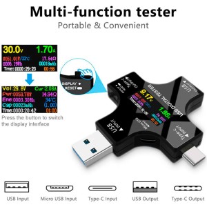 تستر Electop 5A PD QC3.0 USB