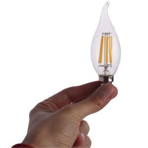 لامپ ادیسونی شمعی اشکی Nama Tab E14 8W