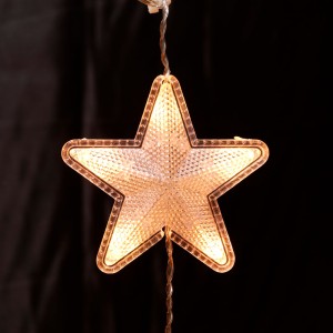 ریسه طرح ستاره کوچک و بزرگ آفتابی ۳٫۸ متری