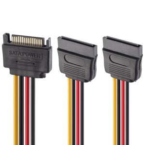 کابل برق ساتا Kaiser 20cm بسته 4 عددی