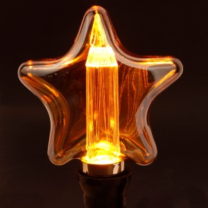 لامپ ادیسونی طرح ستاره D-WJX-125 E27 3W