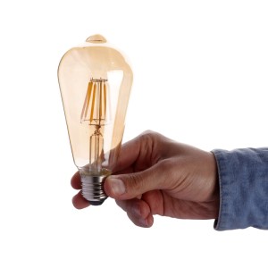 لامپ ادیسونی حبابی MD Antique ST65 E27 8W