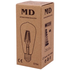 لامپ ادیسونی حبابی MD Antique ST65 E27 8W